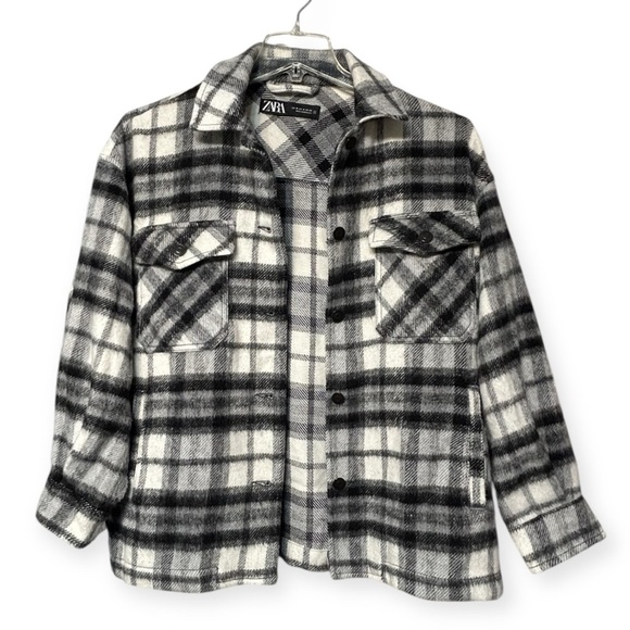 Zara oversized Wool blend shacket - Picture 9 of 13